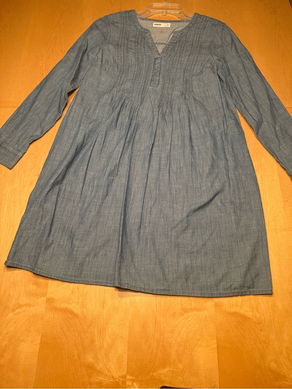 Sonoma Light Blue Denim Top
